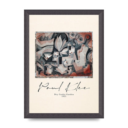 Paul Klee Dry Cooler Garden 1921 Art For The Home - A4 framed