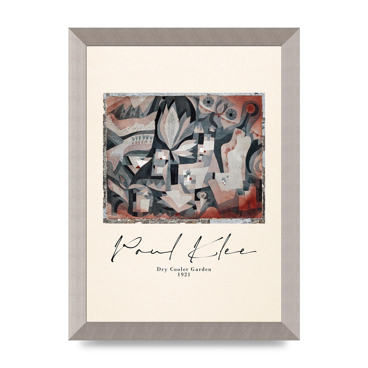 Paul Klee Dry Cooler Garden 1921 Art For The Home - A4 framed