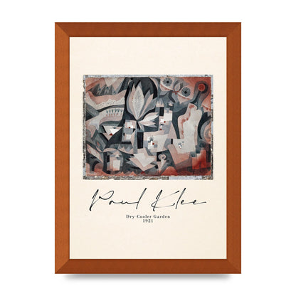 Paul Klee Dry Cooler Garden 1921 Art For The Home - A4 framed