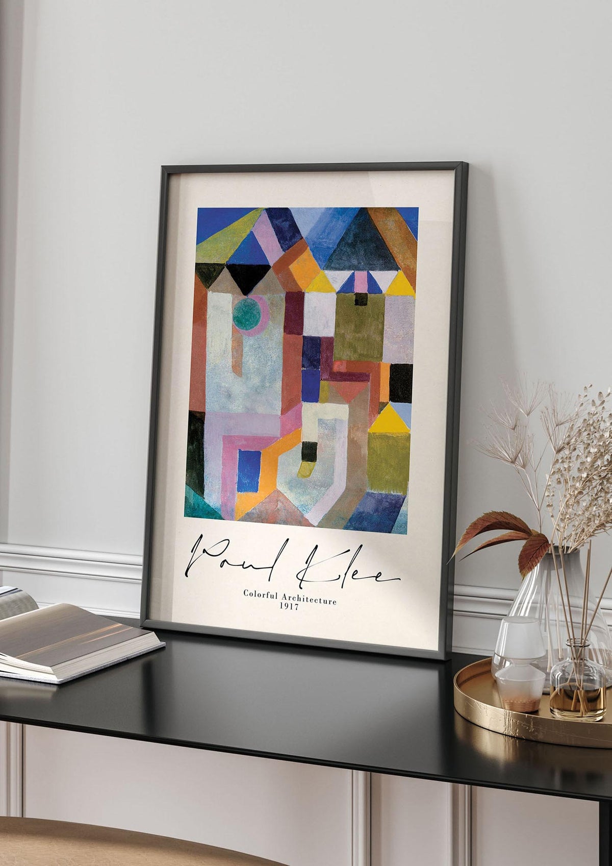 Paul Klee Colorful Architecture 1917 Art For The Home - living room 4