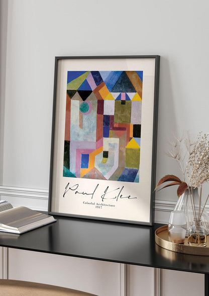 Paul Klee Colorful Architecture 1917 Art For The Home - living room 4