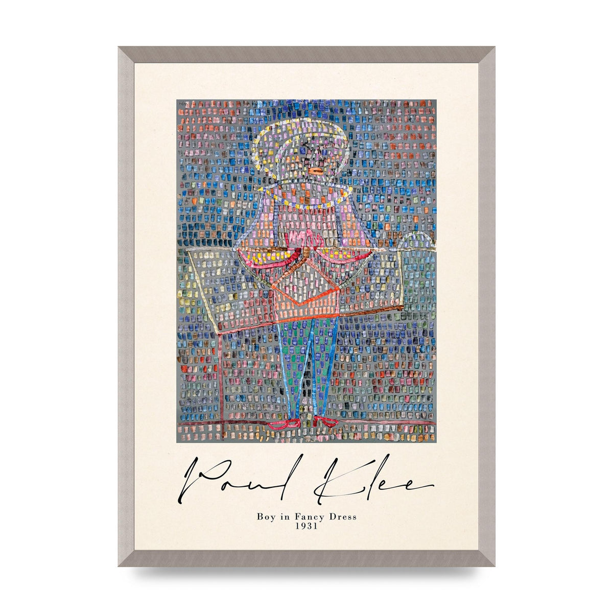 Paul Klee Boy In Fancy Dress 1931 Wall Art - A2 framed