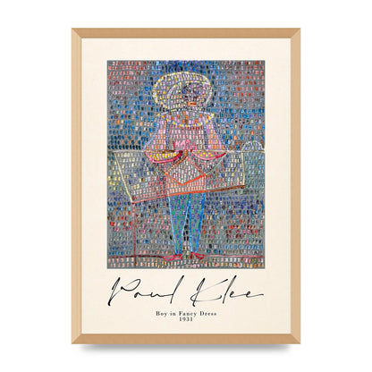 Paul Klee Boy In Fancy Dress 1931 Wall Art - A2 framed