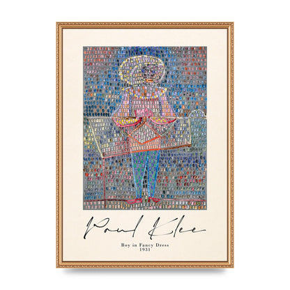 Paul Klee Boy In Fancy Dress 1931 Wall Art - A2 framed