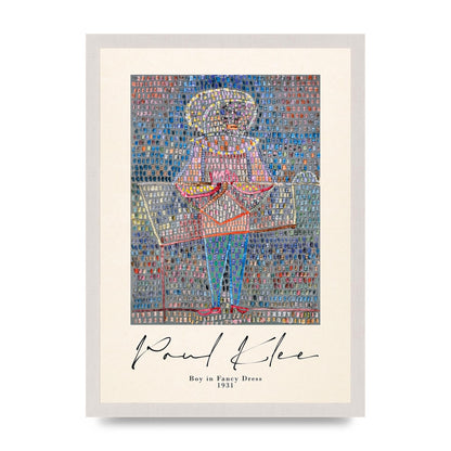 Paul Klee Boy In Fancy Dress 1931 Wall Art - A3 framed