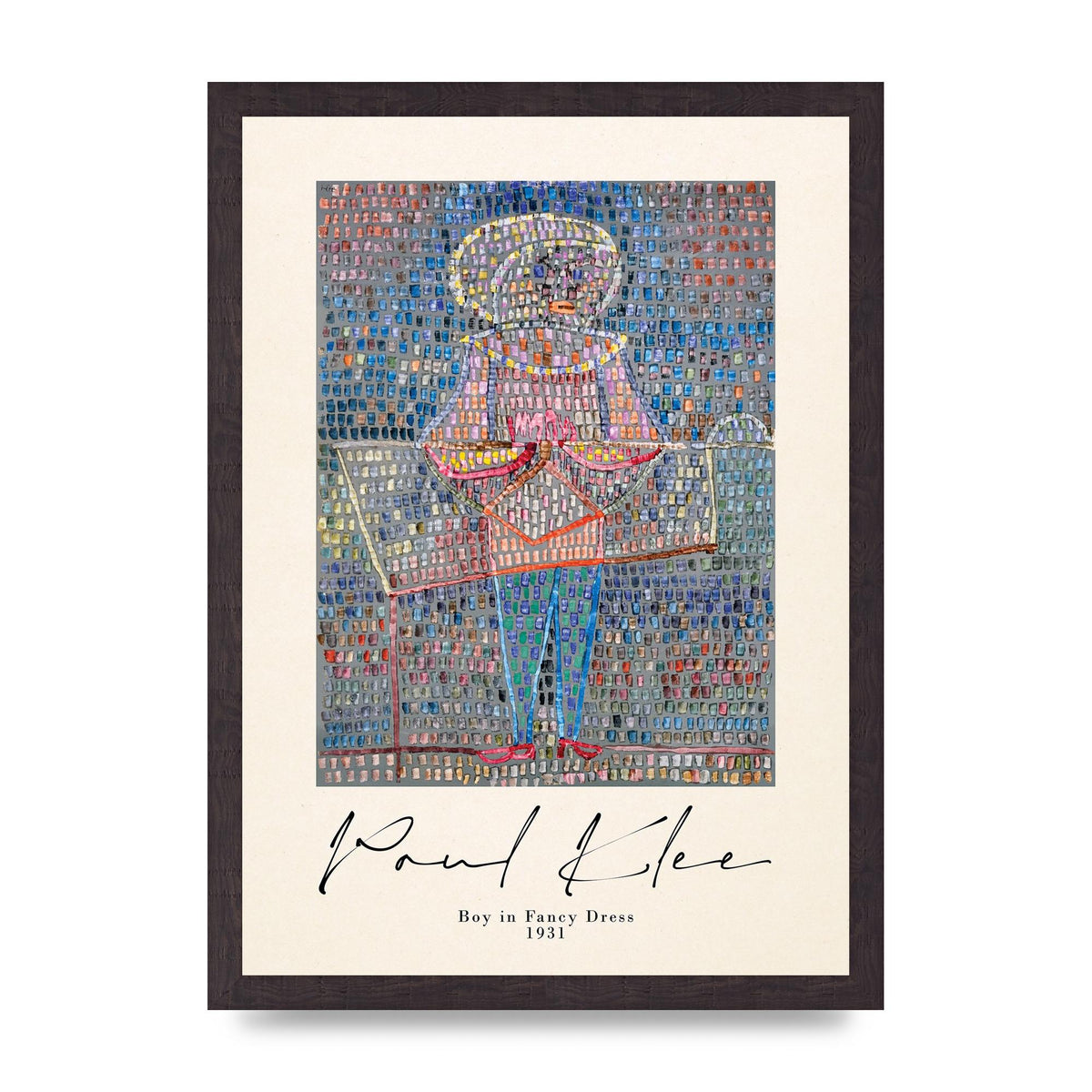 Paul Klee Boy In Fancy Dress 1931 Wall Art - A3 framed