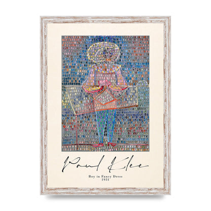 Paul Klee Boy In Fancy Dress 1931 Wall Art - A3 framed