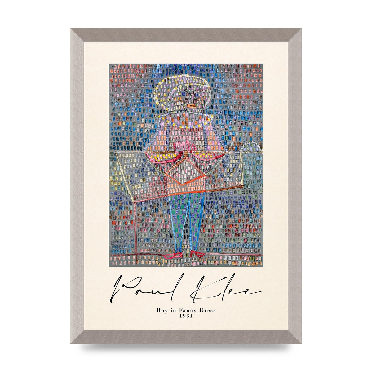 Paul Klee Boy In Fancy Dress 1931 Wall Art - A3 framed