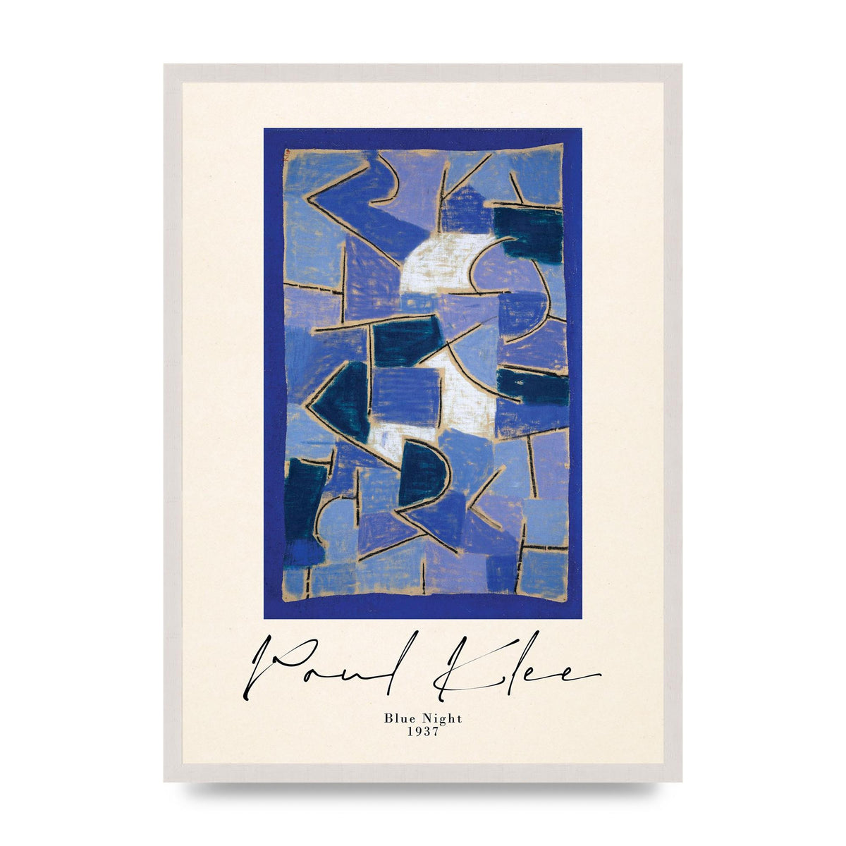 Paul Klee Blue Night 1937 Art For The Home - A2 framed
