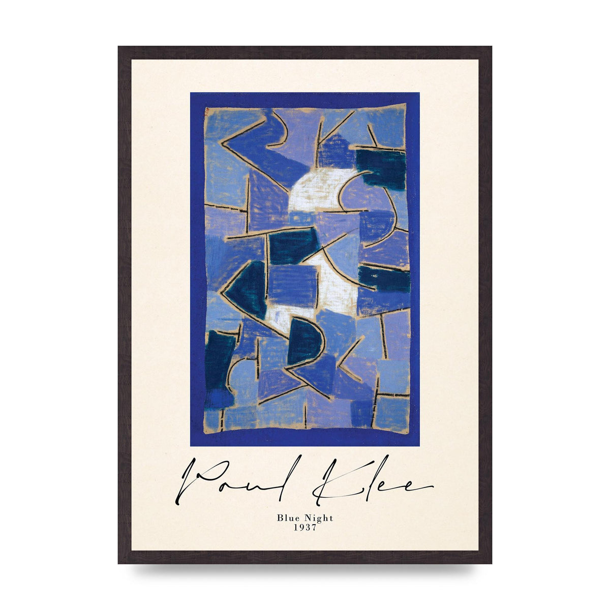 Paul Klee Blue Night 1937 Art For The Home - A2 framed