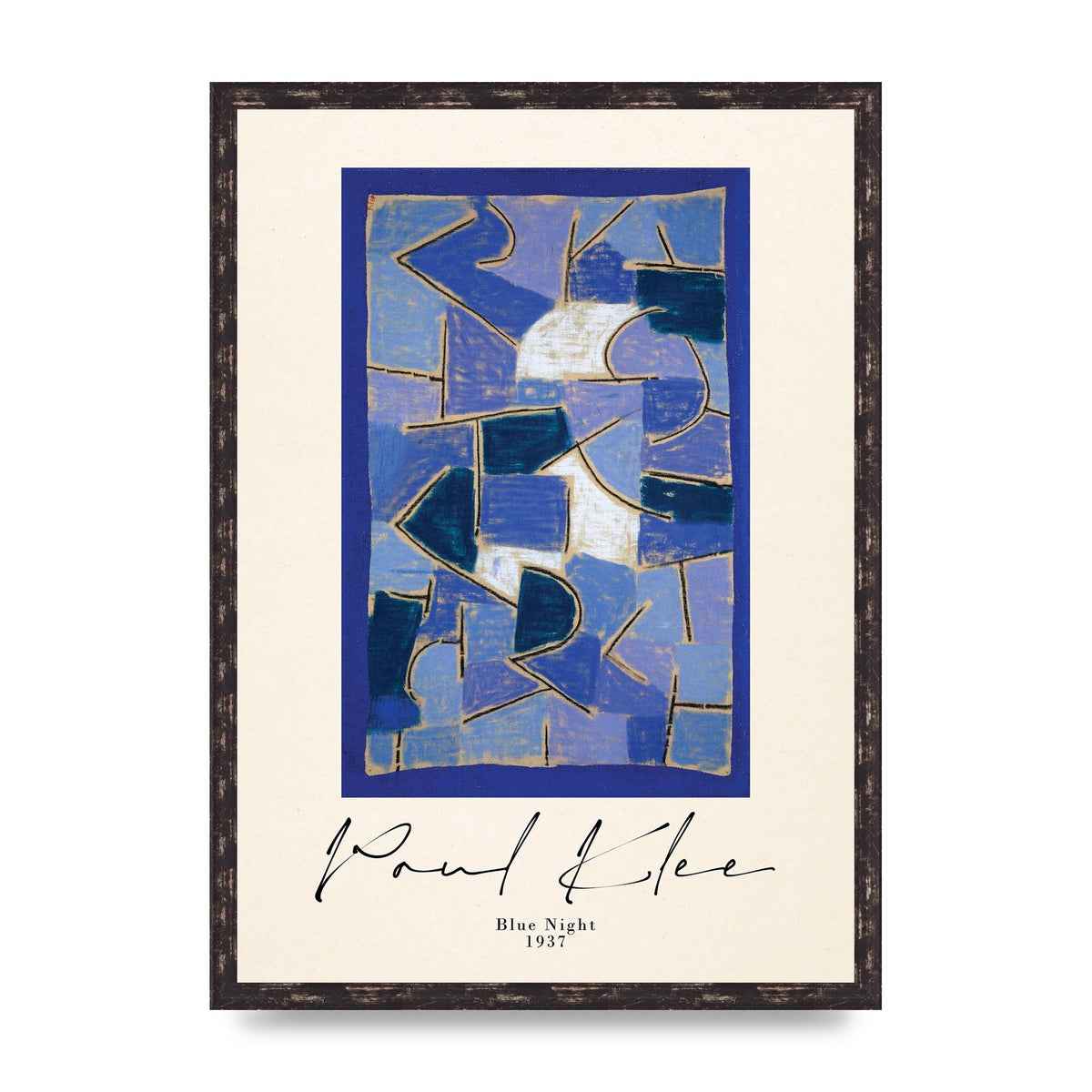Paul Klee Blue Night 1937 Art For The Home - A2 framed