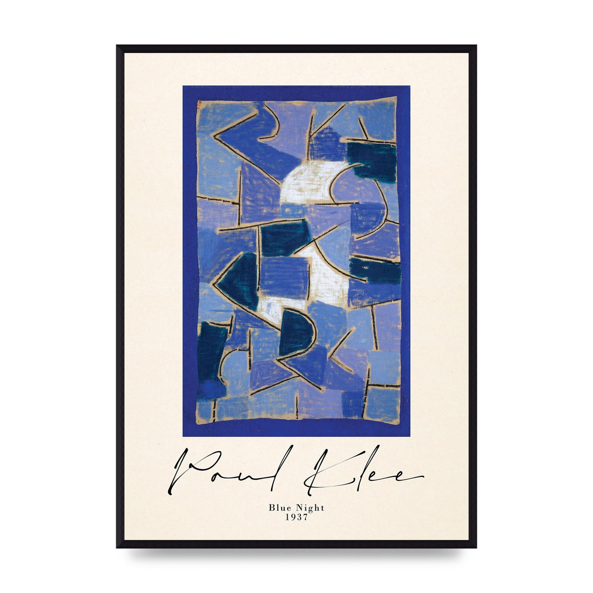 Paul Klee Blue Night 1937 Art For The Home - A2 framed