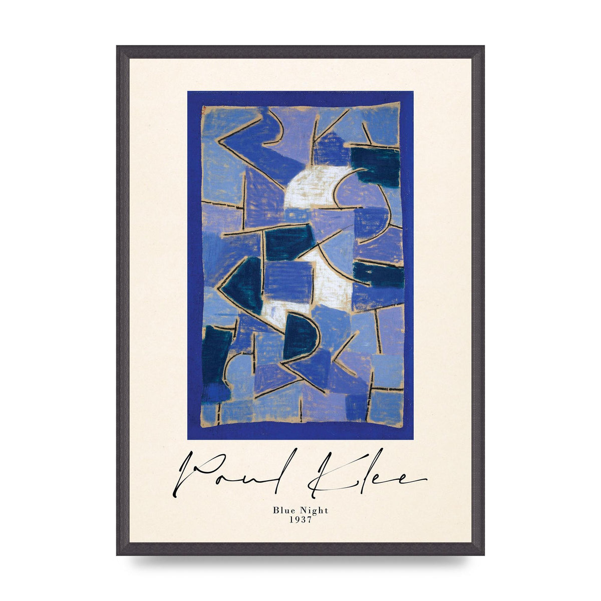 Paul Klee Blue Night 1937 Art For The Home - A2 framed