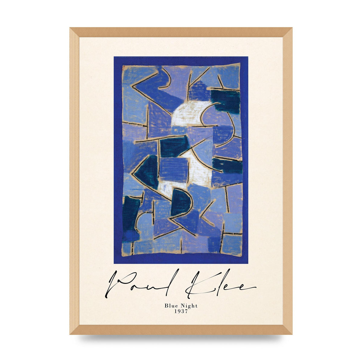 Paul Klee Blue Night 1937 Art For The Home - A2 framed