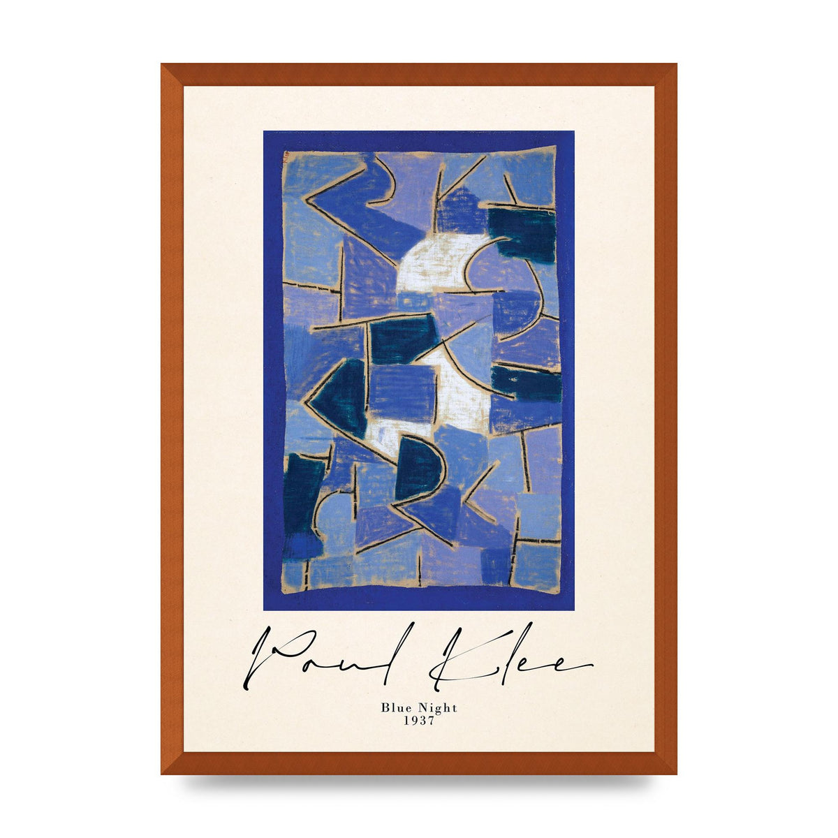 Paul Klee Blue Night 1937 Art For The Home - A2 framed