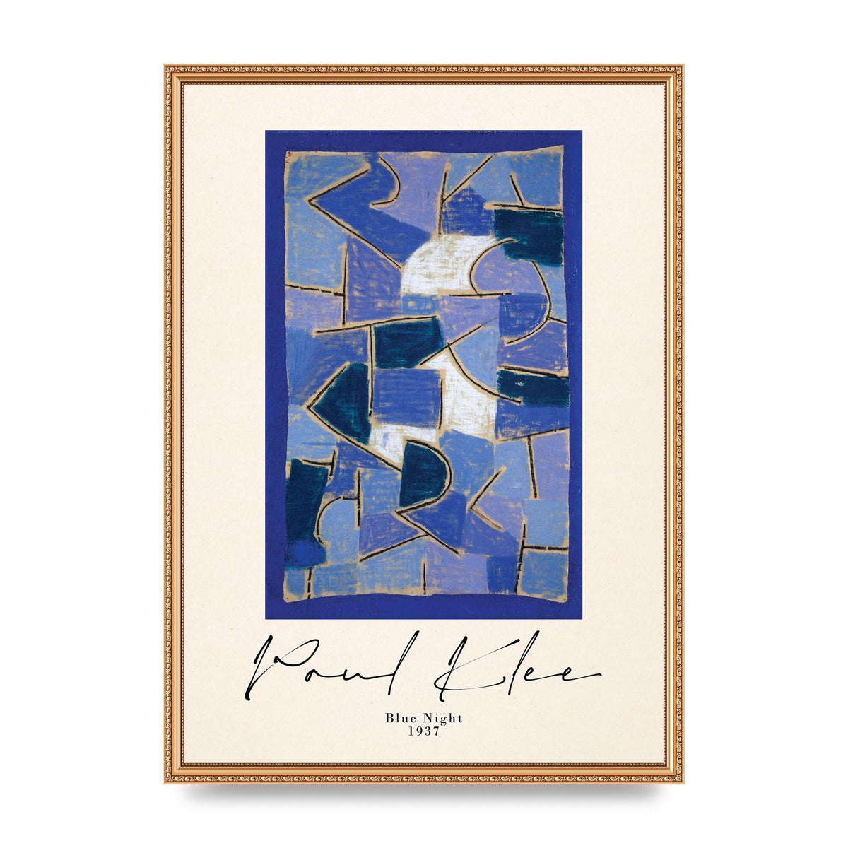Paul Klee Blue Night 1937 Art For The Home - A2 framed