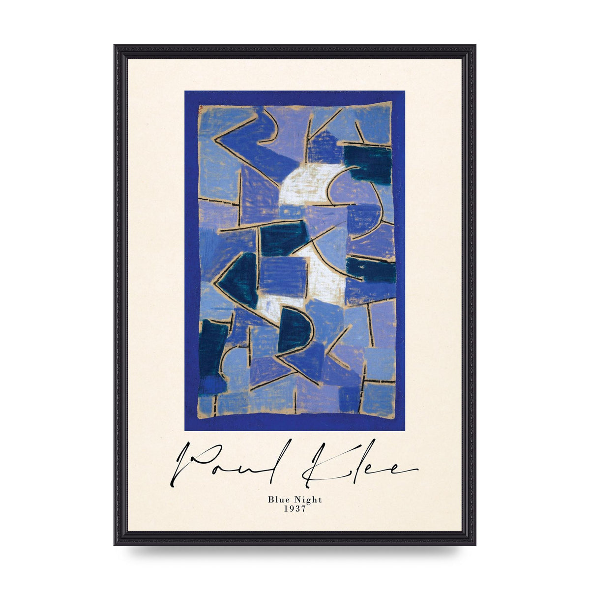 Paul Klee Blue Night 1937 Art For The Home - A2 framed
