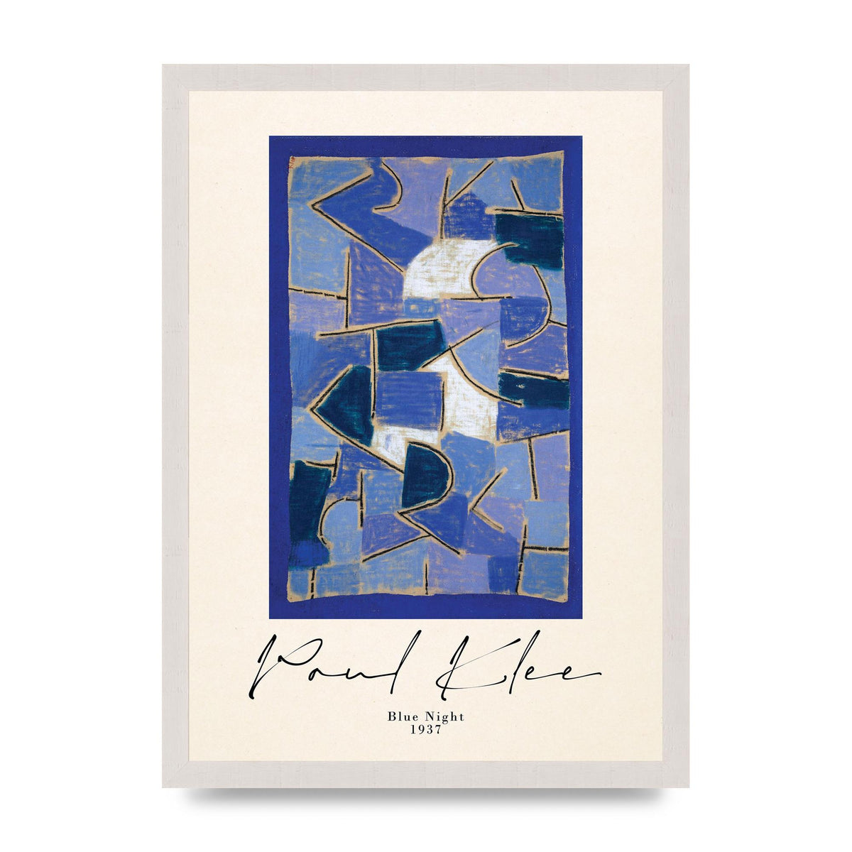 Paul Klee Blue Night 1937 Art For The Home - A3 framed
