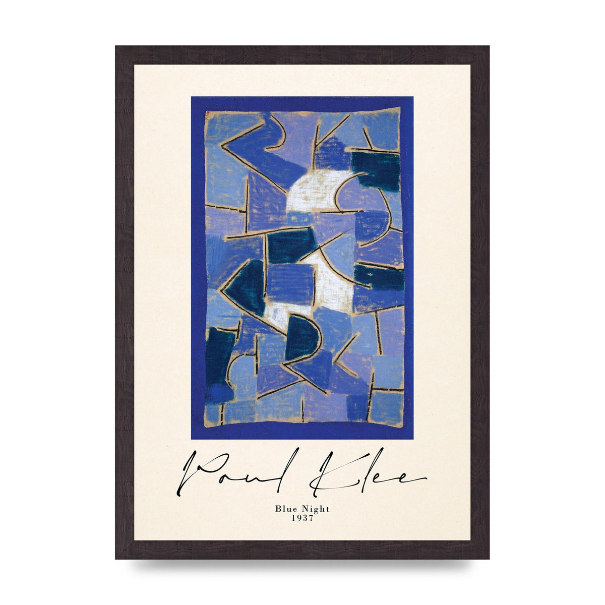Paul Klee Blue Night 1937 Art For The Home - A3 framed