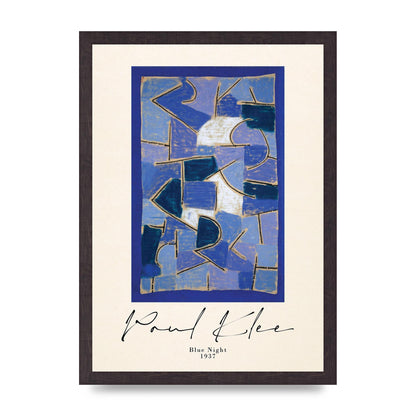 Paul Klee Blue Night 1937 Art For The Home - A3 framed