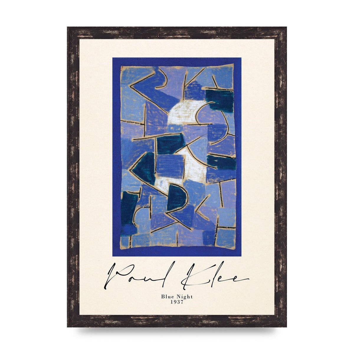 Paul Klee Blue Night 1937 Art For The Home - A3 framed