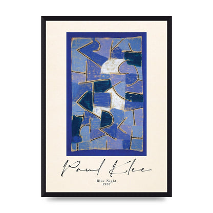 Paul Klee Blue Night 1937 Art For The Home - A3 framed