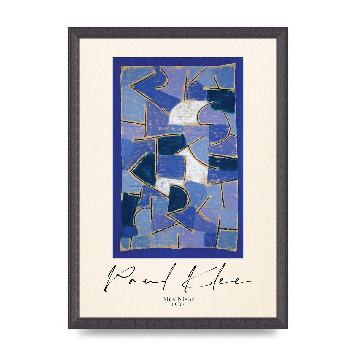 Paul Klee Blue Night 1937 Art For The Home - A3 framed