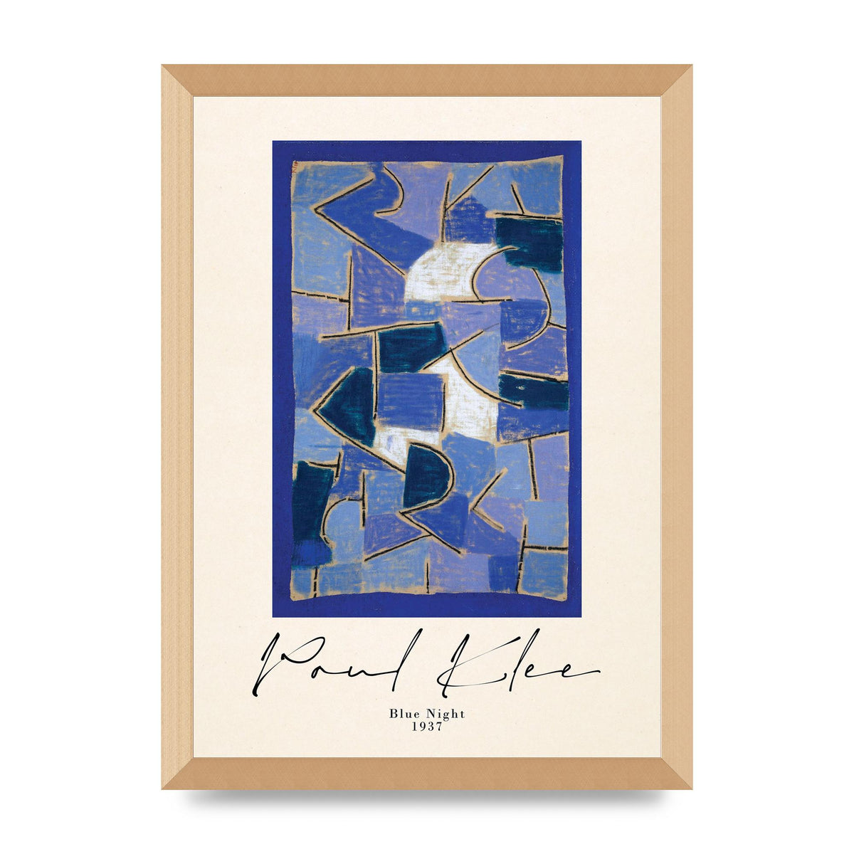 Paul Klee Blue Night 1937 Art For The Home - A3 framed