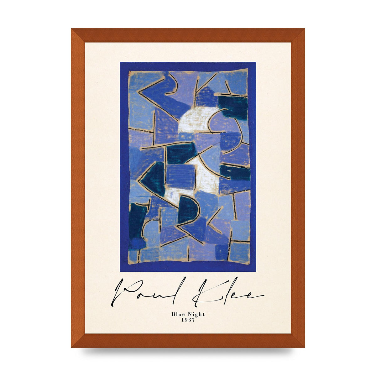 Paul Klee Blue Night 1937 Art For The Home - A3 framed