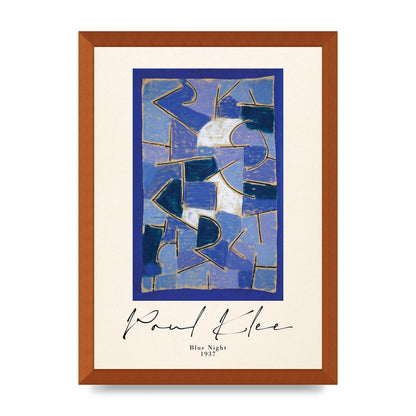 Paul Klee Blue Night 1937 Art For The Home - A3 framed
