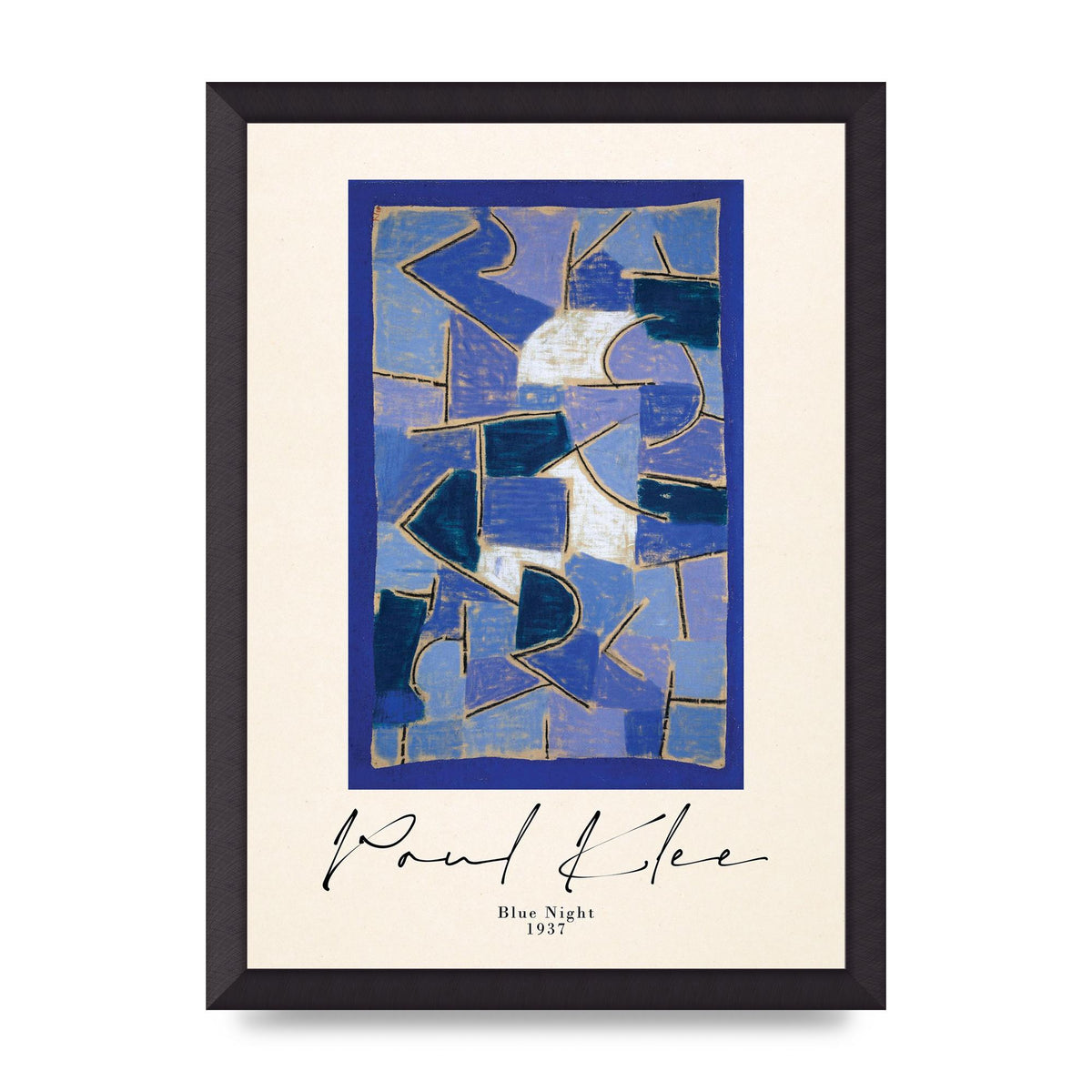 Paul Klee Blue Night 1937 Art For The Home - A3 framed