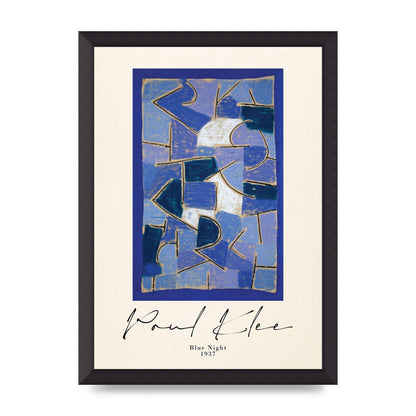Paul Klee Blue Night 1937 Art For The Home - A3 framed