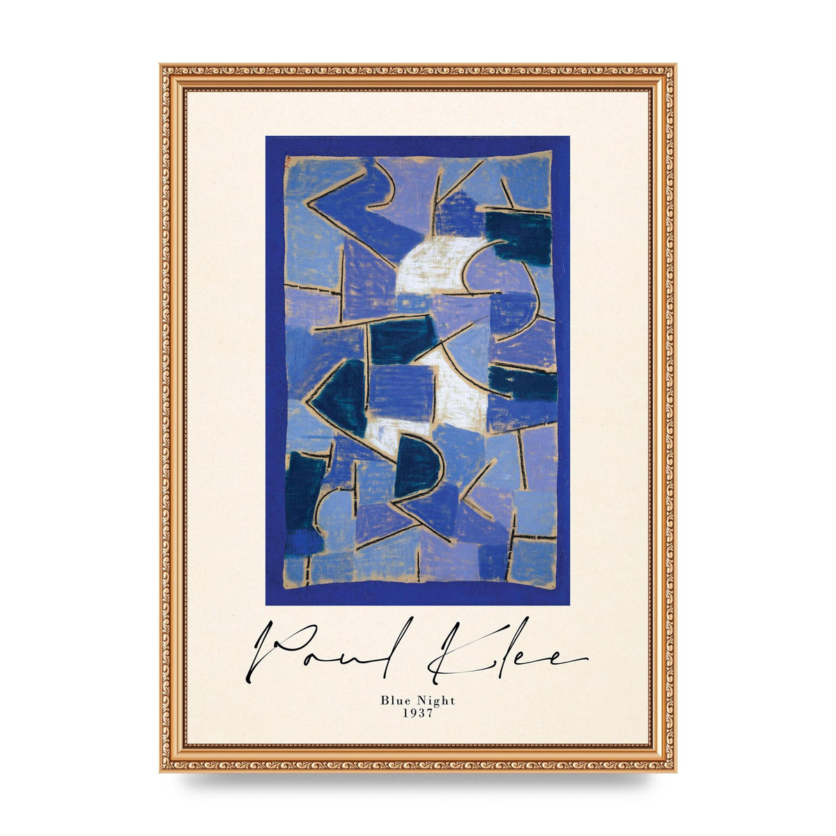 Paul Klee Blue Night 1937 Art For The Home - A3 framed
