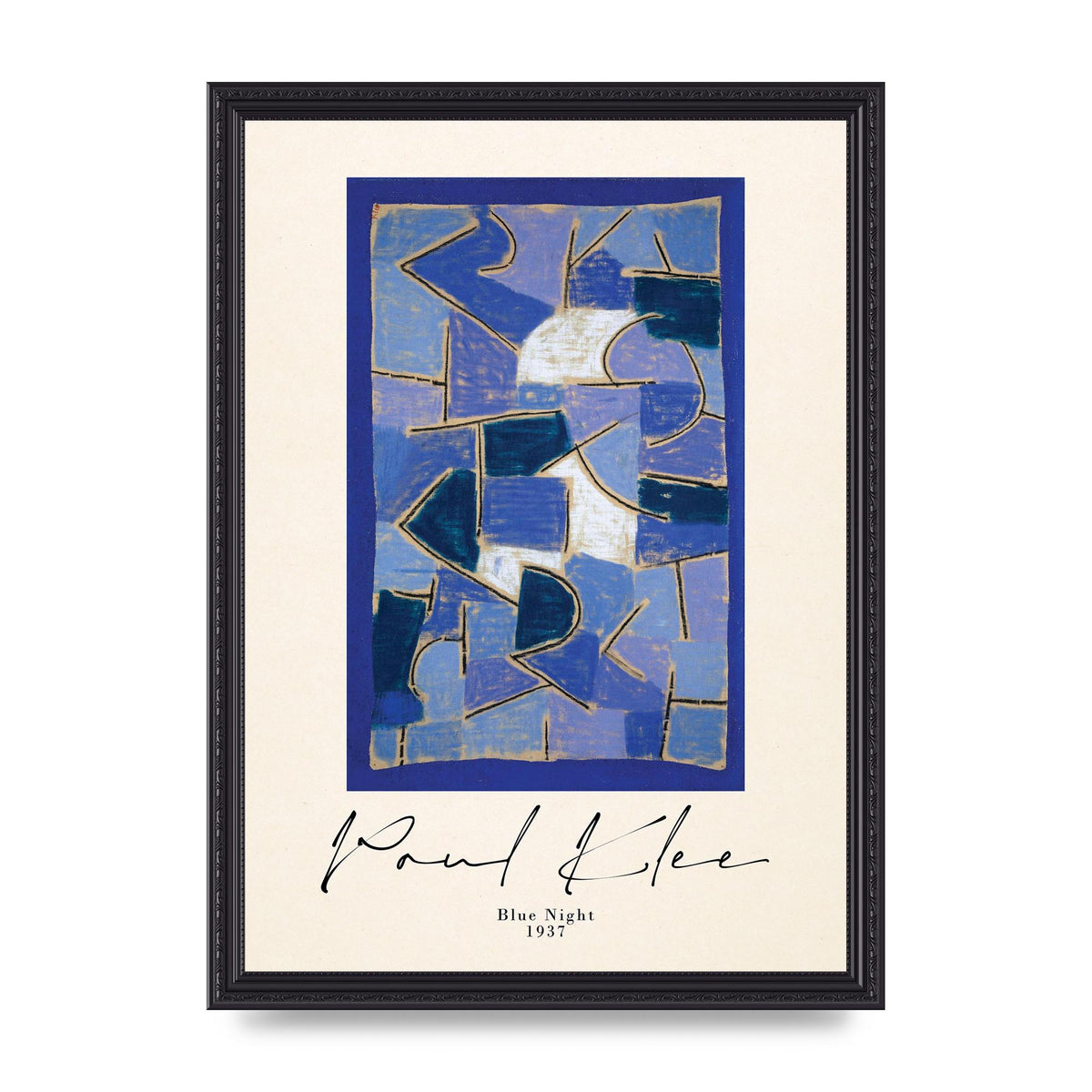 Paul Klee Blue Night 1937 Art For The Home - A3 framed
