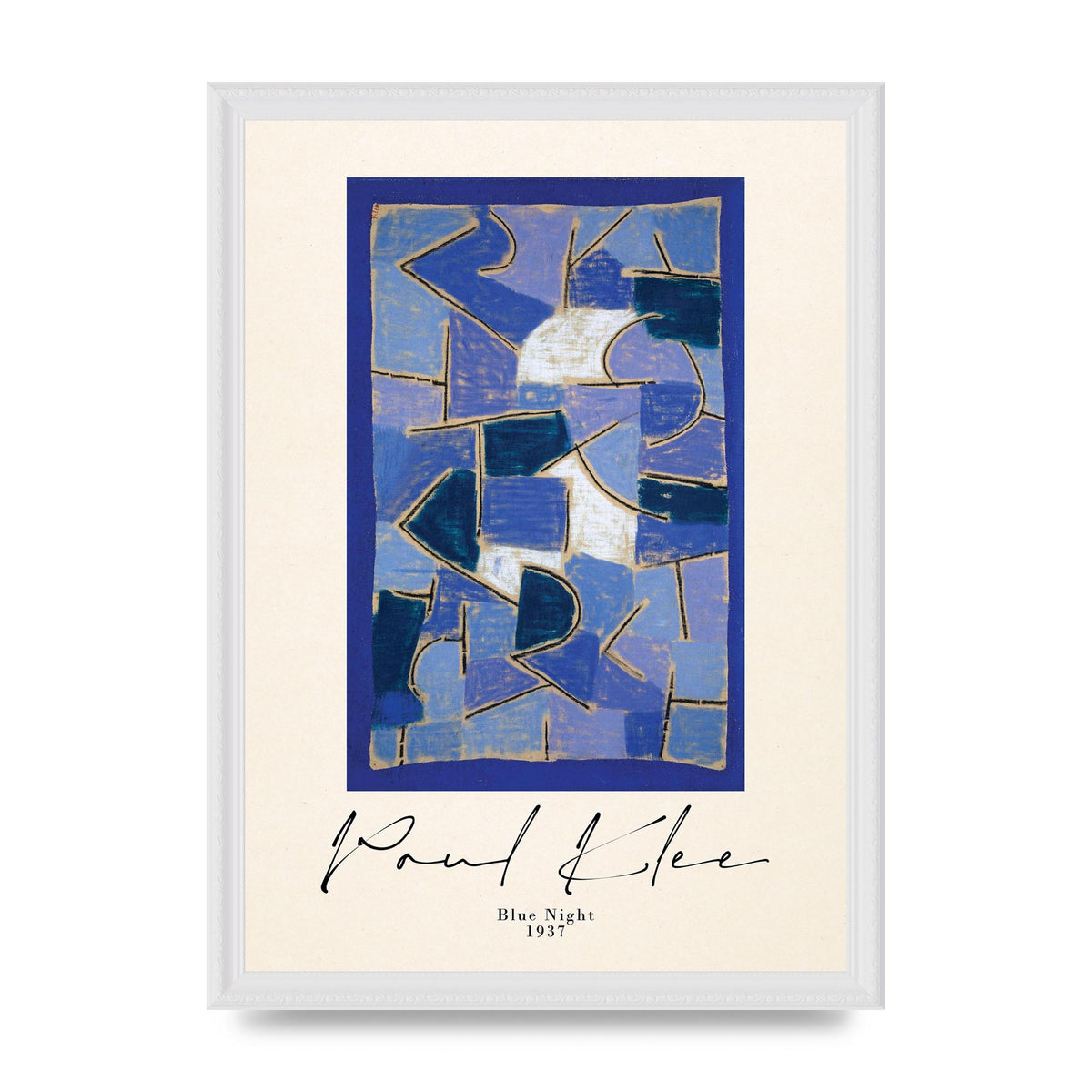 Paul Klee Blue Night 1937 Art For The Home - A3 framed