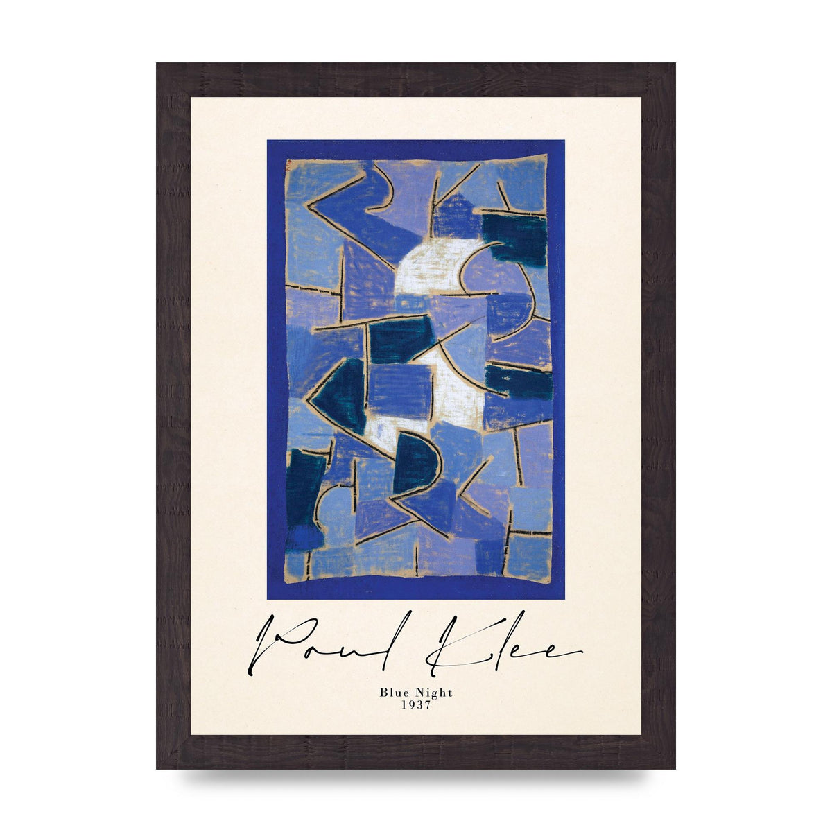 Paul Klee Blue Night 1937 Art For The Home - A4 framed