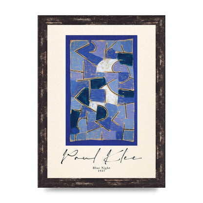 Paul Klee Blue Night 1937 Art For The Home - A4 framed