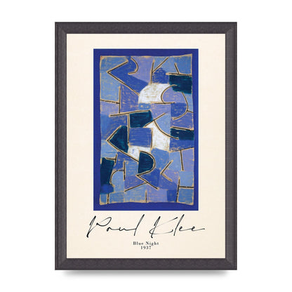 Paul Klee Blue Night 1937 Art For The Home - A4 framed