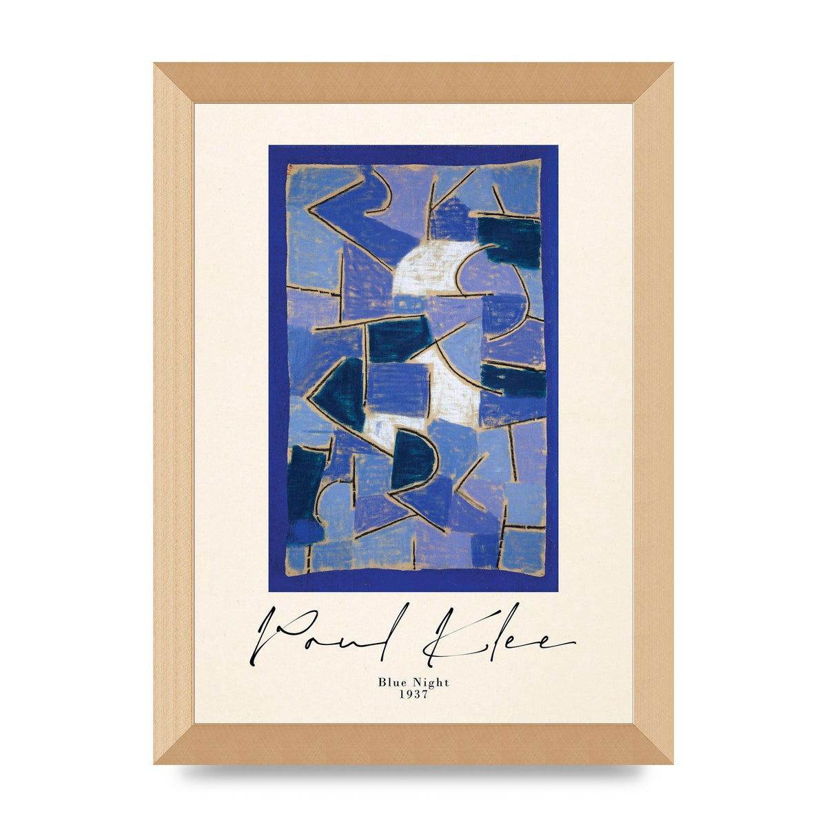 Paul Klee Blue Night 1937 Art For The Home - A4 framed