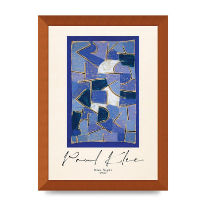 Paul Klee Blue Night 1937 Art For The Home - A4 framed