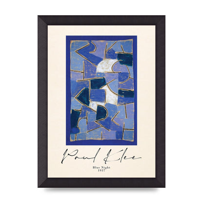 Paul Klee Blue Night 1937 Art For The Home - A4 framed