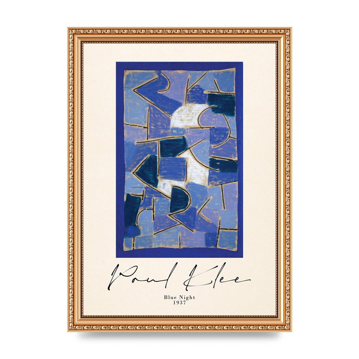 Paul Klee Blue Night 1937 Art For The Home - A4 framed