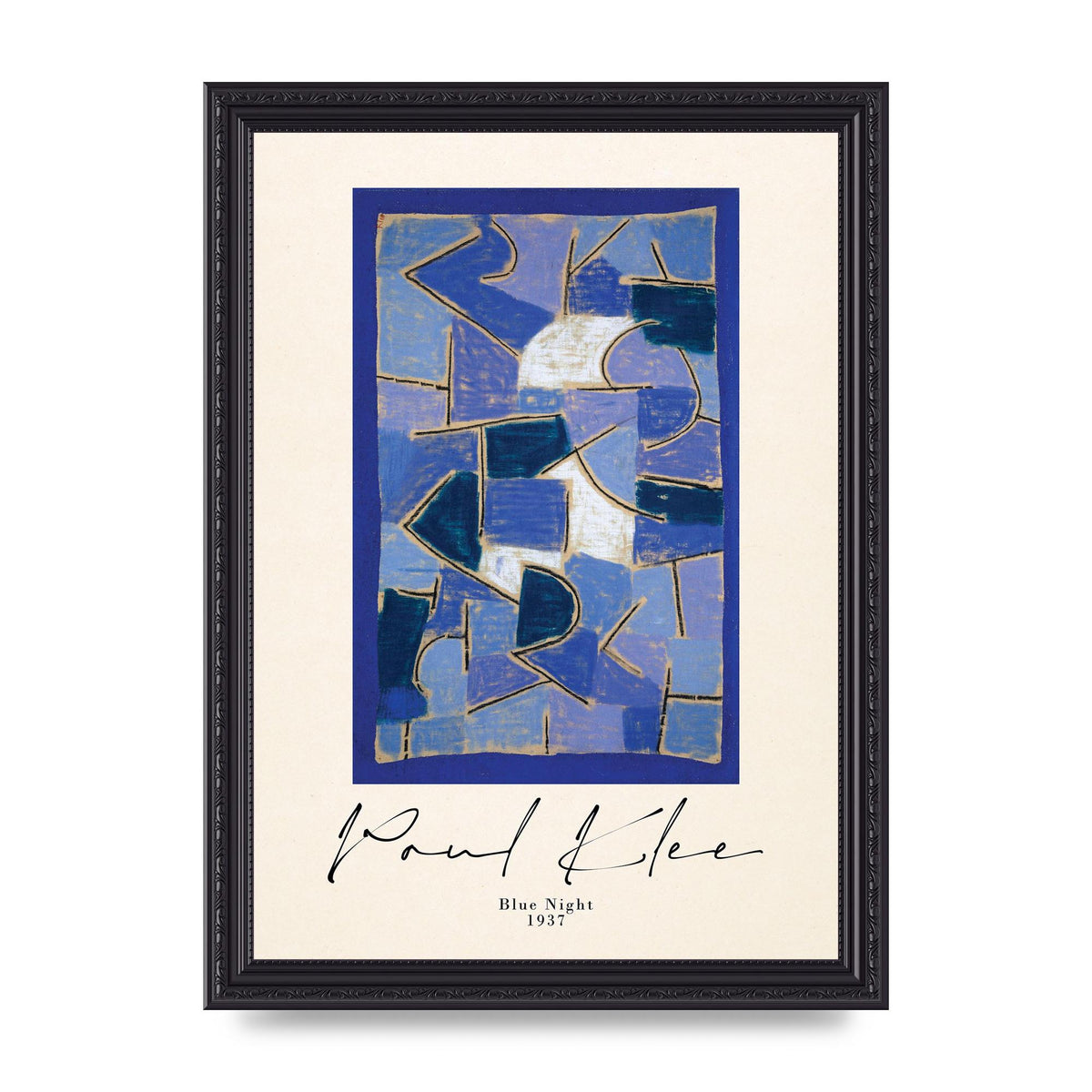 Paul Klee Blue Night 1937 Art For The Home - A4 framed