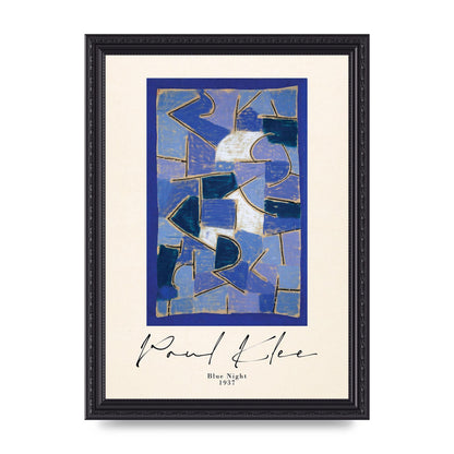 Paul Klee Blue Night 1937 Art For The Home - A4 framed