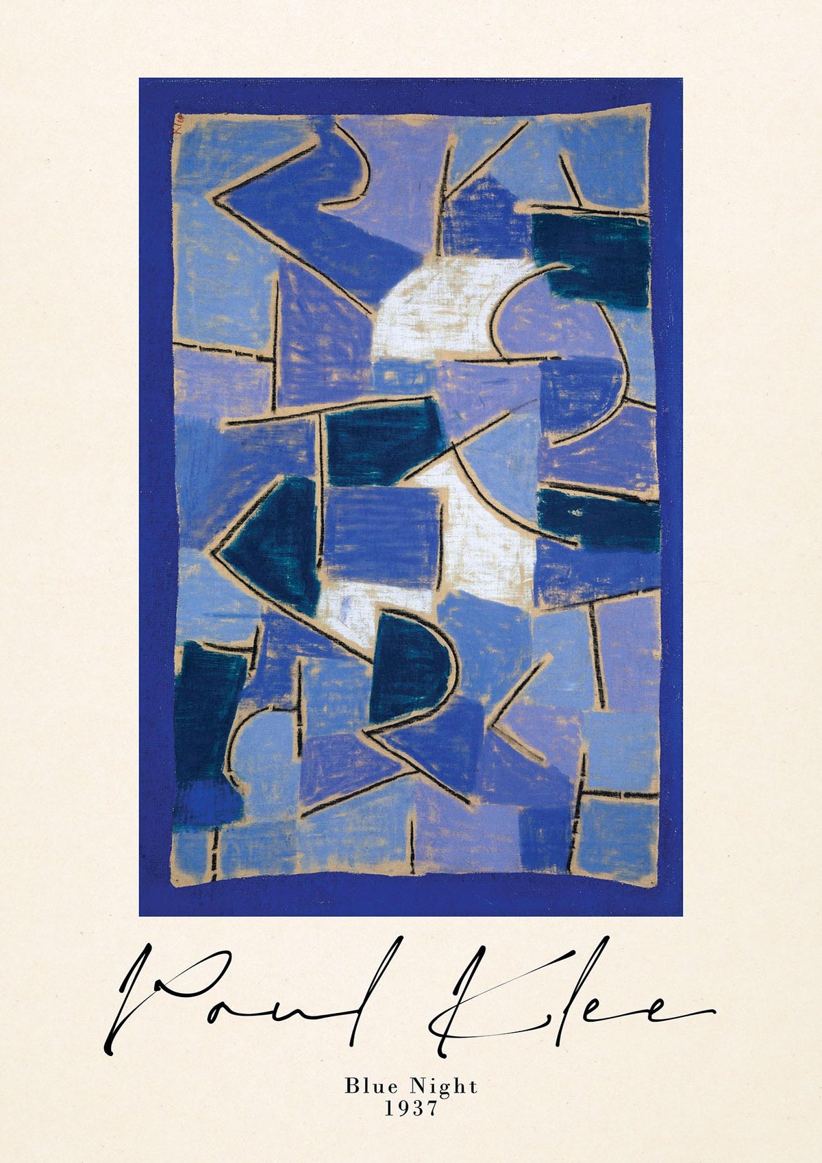 Paul Klee Blue Night 1937 Art For The Home - detail