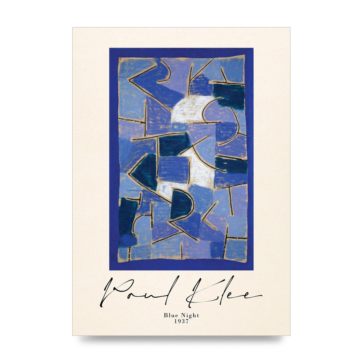 Paul Klee Blue Night 1937 Art For The Home - unframed print
