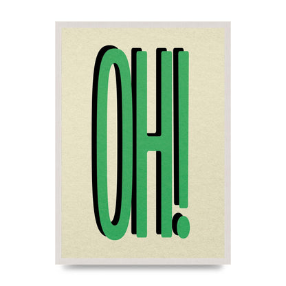 Oh! Wall Art - A2 framed
