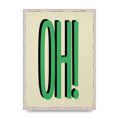 Oh! Wall Art - A2 framed