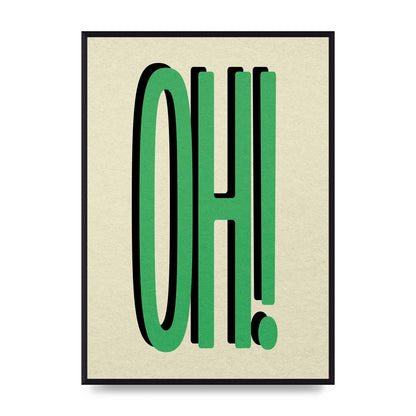 Oh! Wall Art - A2 framed