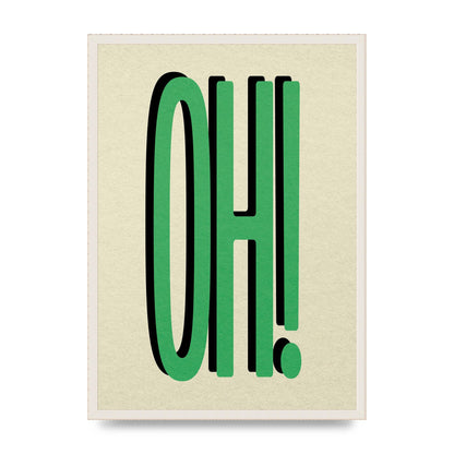 Oh! Wall Art - A2 framed